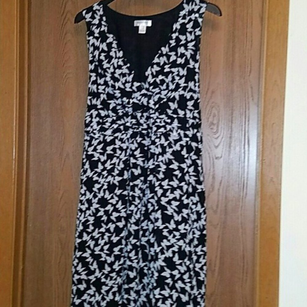 Maternity Sleeveless Butterfly dress Motherhood - Size Small Excellent Condition